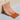 jacquard mid-calf orange dress socks in organic cotton